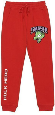 WYM TREND Track Pant For Boys & Girls(Red, Pack of 1)