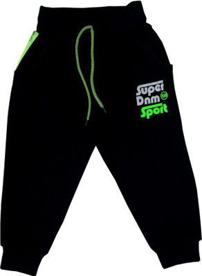 KAYU Track Pant For Boys(Black, Pack of 1)