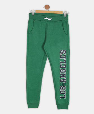 United Colors of Benetton Track Pant For Boys(Green, Pack of 1)
