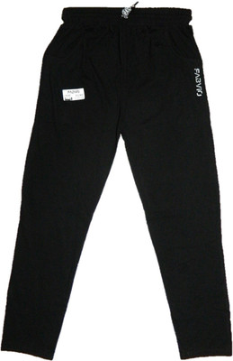 FABVIO PLUS Track Pant For Boys(Black, Pack of 1)