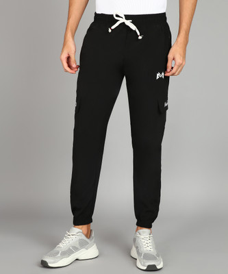 mank D Track Pant For Boys(Black, Pack of 1)