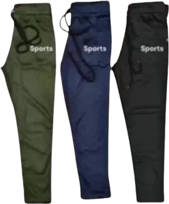 NSZ Track Pant For Baby Boys(Multicolor, Pack of 3)