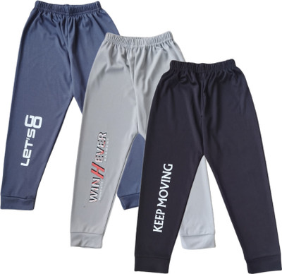 HouseOfCommon Track Pant For Boys & Girls(Multicolor, Pack of 3)