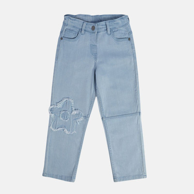 MINI KLUB Track Pant For Girls(Blue, Pack of 1)