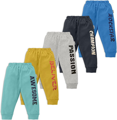 NammaBaby Track Pant For Boys(Multicolor, Pack of 5)