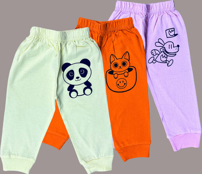 HouseOfCommon Track Pant For Boys & Girls(Multicolor, Pack of 3)