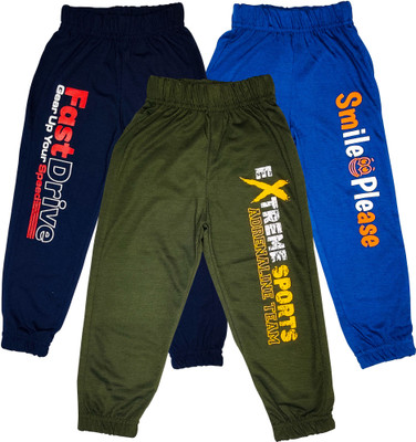 NewWorldOrders Track Pant For Baby Boys & Baby Girls(Multicolor, Pack of 3)