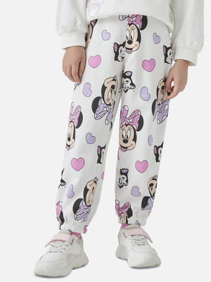 JUNIORS by Babyshop Track Pant For Girls(White, Pack of 1)