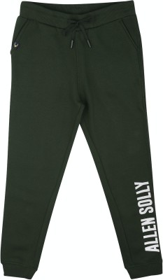 Allen Solly Track Pant For Boys(Green, Pack of 1)