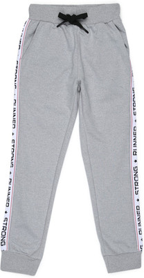Alan Jones Track Pant For Boys(Grey, Pack of 1)