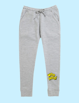 Nusyl Track Pant For Boys & Girls(Grey, Pack of 1)