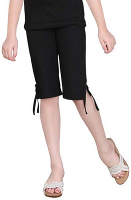 SINI MINI Track Pant For Girls(Black, Pack of 1)