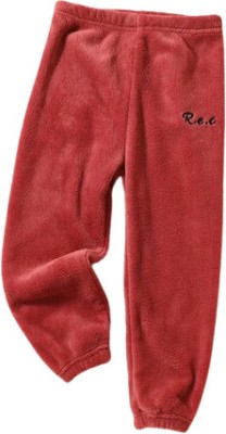 SHAPERX Track Pant For Baby Boys & Baby Girls(Red, Pack of 1)