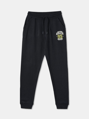 R&B Track Pant For Boys(Black, Pack of 1)