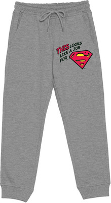 WYM TREND Track Pant For Boys(Grey, Pack of 1)