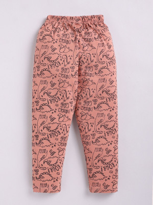 CERABI Track Pant For Girls(Beige, Pack of 1)