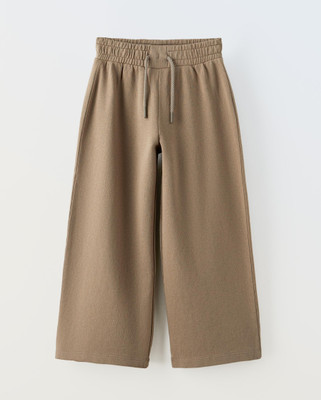 Alan Jones Track Pant For Girls(Beige, Pack of 1)