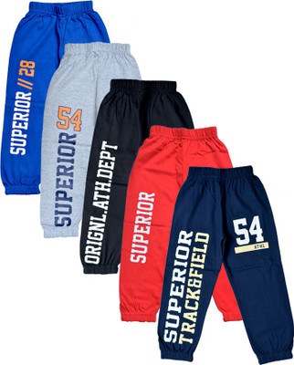 FAZZA Track Pant For Boys(Multicolor, Pack of 5)