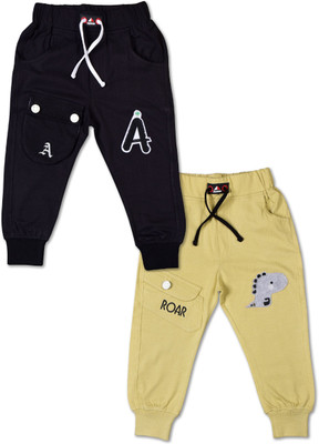 Worton Fashion Track Pant For Boys(Multicolor, Pack of 2)