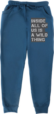 FABVIO PLUS Track Pant For Boys(Blue, Pack of 1)