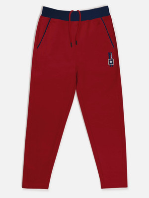 Hellcat Track Pant For Boys(Maroon, Pack of 1)