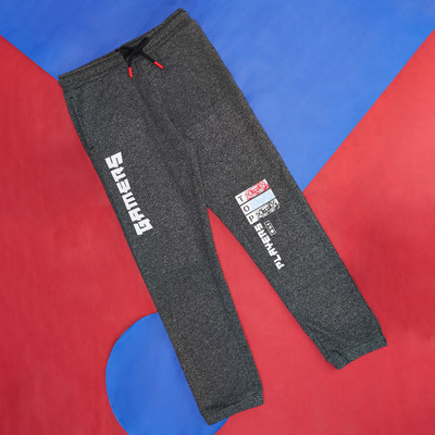 Pantaloons Junior Track Pant For Boys(Grey, Pack of 1)