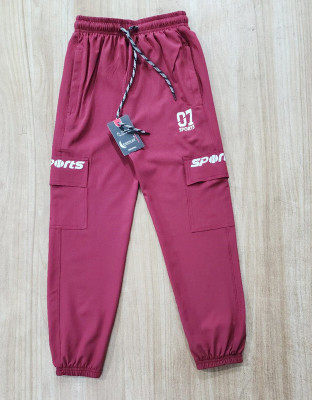 ERENAY Track Pant For Boys(Maroon, Pack of 1)