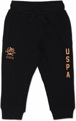 U.S. POLO ASSN. Track Pant For Boys(Black, Pack of 1)