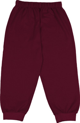 Sakuya Track Pant For Boys & Girls(Maroon, Pack of 1)