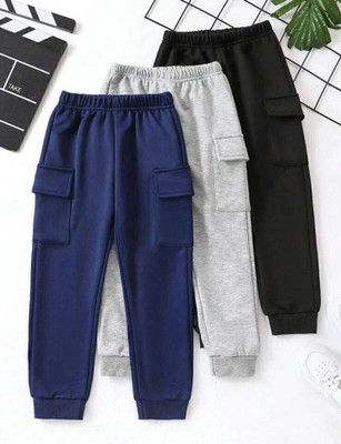 Aksa Clothing Track Pant For Boys & Girls(Multicolor, Pack of 3)