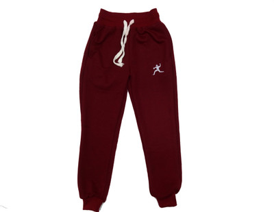 u.s.pitchers Track Pant For Boys(Maroon, Pack of 1)