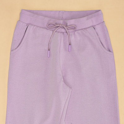 Pantaloons Junior Track Pant For Girls(Purple, Pack of 1)