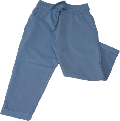 BABBLETYM Track Pant For Boys(Dark Blue, Pack of 1)