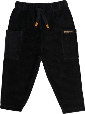 MINI KLUB Track Pant For Baby Boys(Black, Pack of 1)