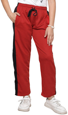 Indistar Track Pant For Boys(Red, Pack of 1)