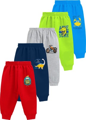 Kuchipoo Track Pant For Baby Boys & Baby Girls(Multicolor, Pack of 5)