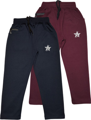 Star Lath Track Pant For Boys & Girls(Multicolor, Pack of 2)