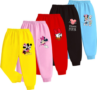 DISNEY BY MISS & CHIEF Track Pant For Baby Boys & Baby Girls(Multicolor, Pack of 5)