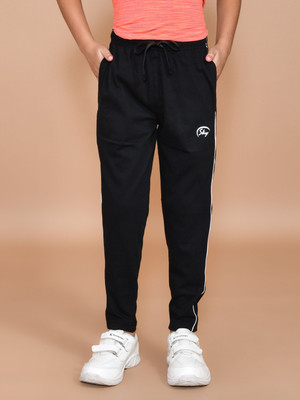 SKYKNIT Track Pant For Boys(Black, Pack of 1)