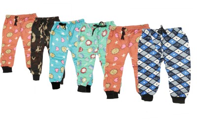 Mumma kids Track Pant For Boys & Girls(Multicolor, Pack of 6)