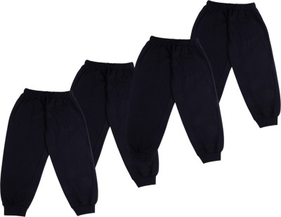 Sakuya Track Pant For Baby Boys & Baby Girls(Black, Pack of 4)