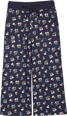 Plum Tree Track Pant For Girls(Dark Blue, Pack of 1)