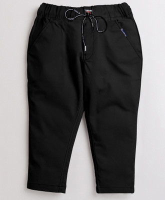 BRUCEWANE Track Pant For Boys(Black, Pack of 1)