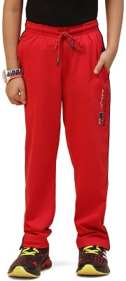 MONTE CARLO Track Pant For Boys(Red, Pack of 1)