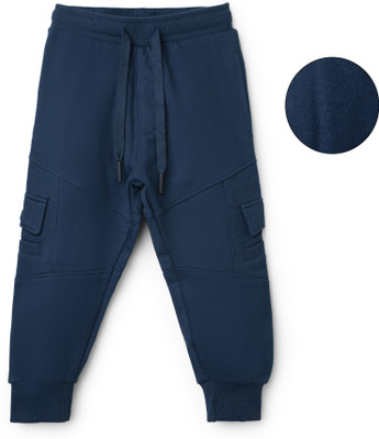 Sportking Track Pant For Boys(Dark Blue, Pack of 1)