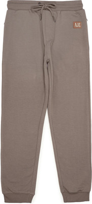 Alan Jones Track Pant For Boys(Brown, Pack of 1)