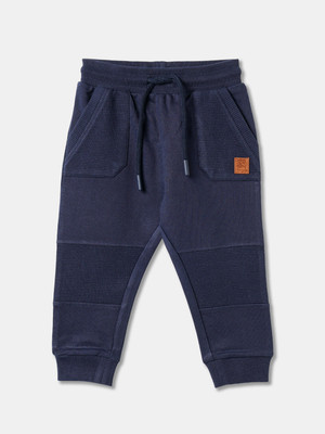 R&B Track Pant For Baby Boys(Blue, Pack of 1)