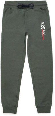 Alan Jones Track Pant For Boys(Green, Pack of 1)