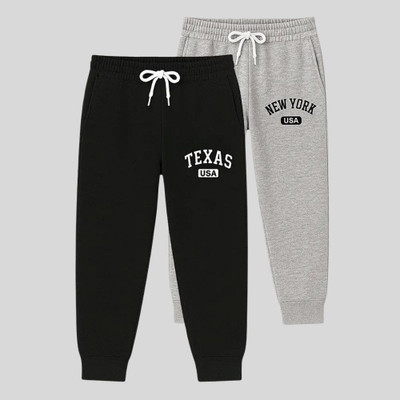 Ticoss Track Pant For Boys & Girls(Multicolor, Pack of 2)