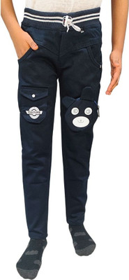 Busted Track Pant For Boys & Girls(Dark Blue, Pack of 1)
